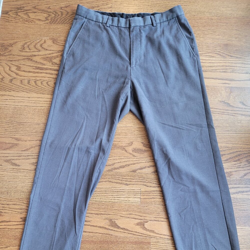 Calvin Klein 33 x 32 Grey Work Pants CK